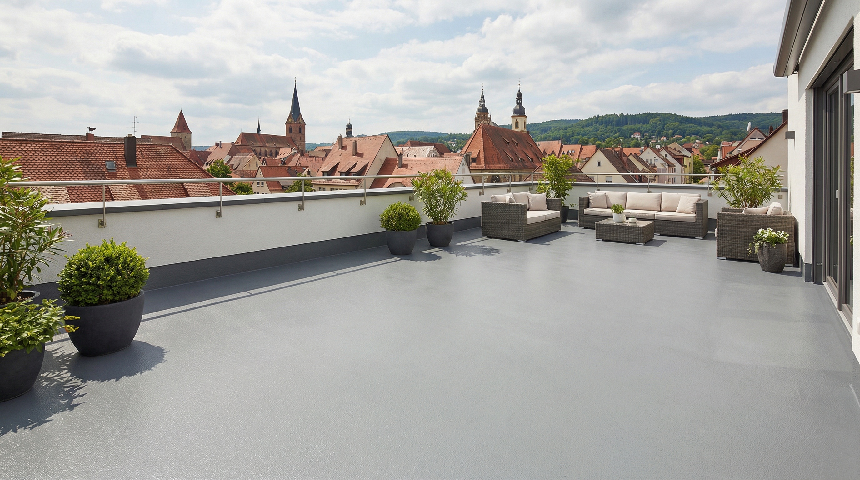 Terrassenabdichtung Hotel